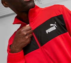 Puma Poly Piping Suit Kırmızı Ateş Erkek Eşofman Takımı 684852-15
