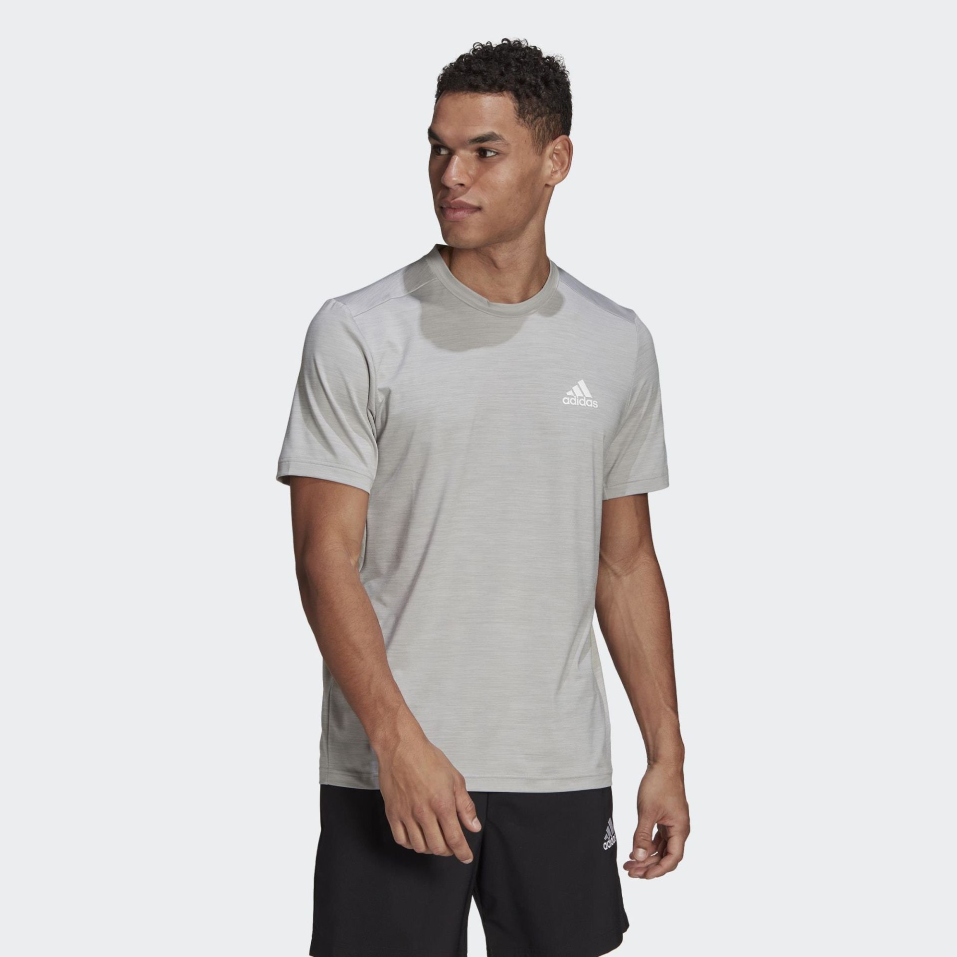 adidas AEROREADY Designed To Move Sport Stretch Short-Sleeve Erkek Tişört  GM2076