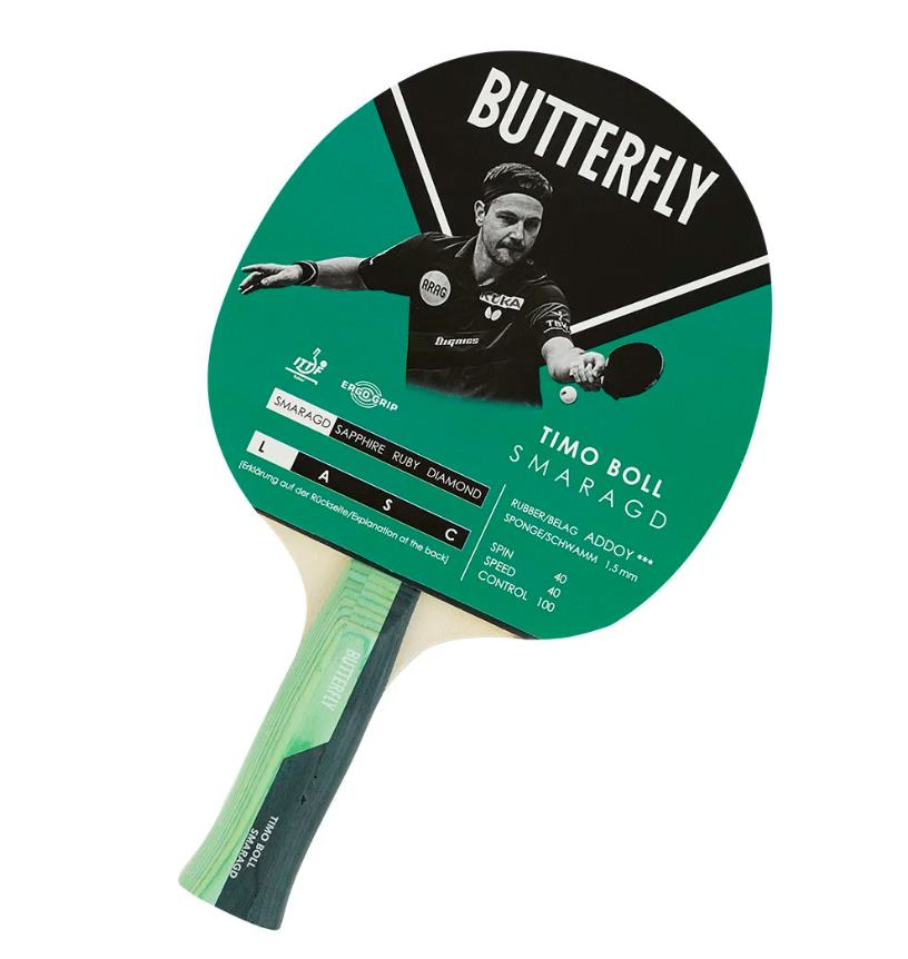 Butterfly Tımo Boll Smaragd Masa Tenisi Raketi 85018