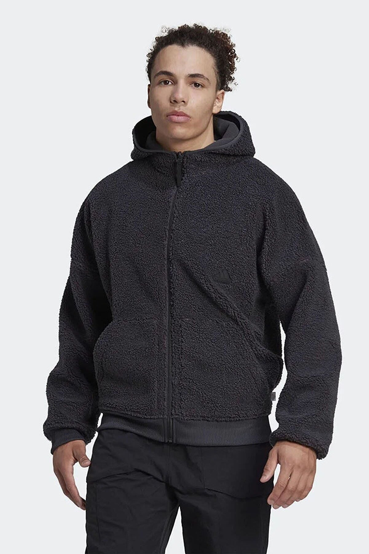 adidas Siyah Erkek Zip M NEW POLAR FZ HG2076