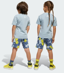 adidas Kid's X Smileyworld Summerset Çocuk T-Shirt -Şort Takımı jj3066