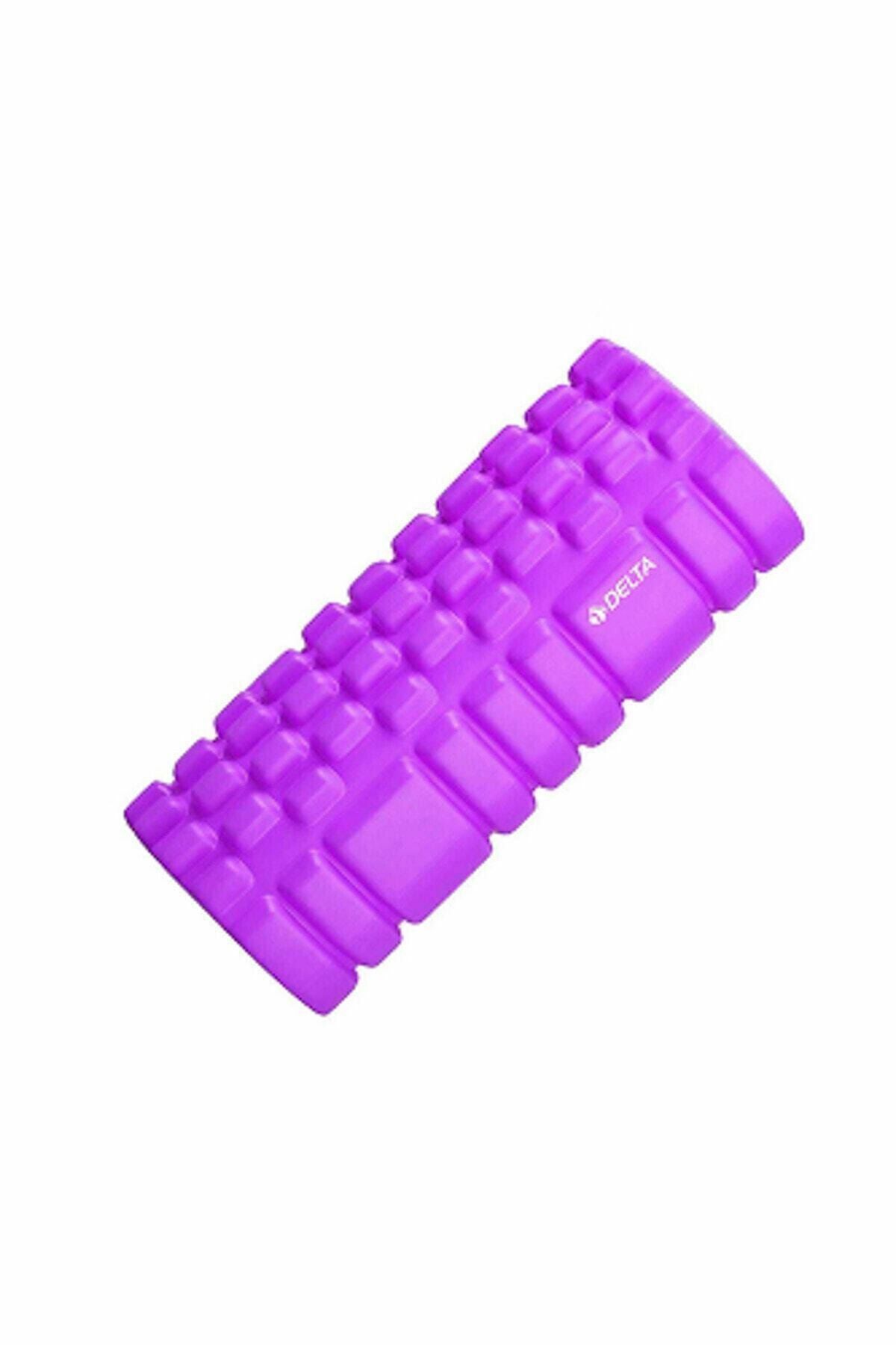Delta Yüksek Yoğunlukta Orta Sert Deluxe Foam Roller Masaj Köpüğü Pilates Masaj Rulosu-MOR