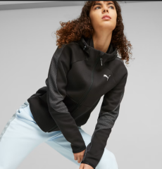 PUMA EVOSTRIPE KADIN FERMUARLI KAPÜŞONLU SWEATSHİRT  676073-01
