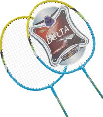 Delta Tek Parça 2 Adet Çiftli Badminton Raketi Çantalı Seti