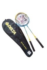 Delta Tek Parça 2 Adet Çiftli Badminton Raketi Çantalı Seti