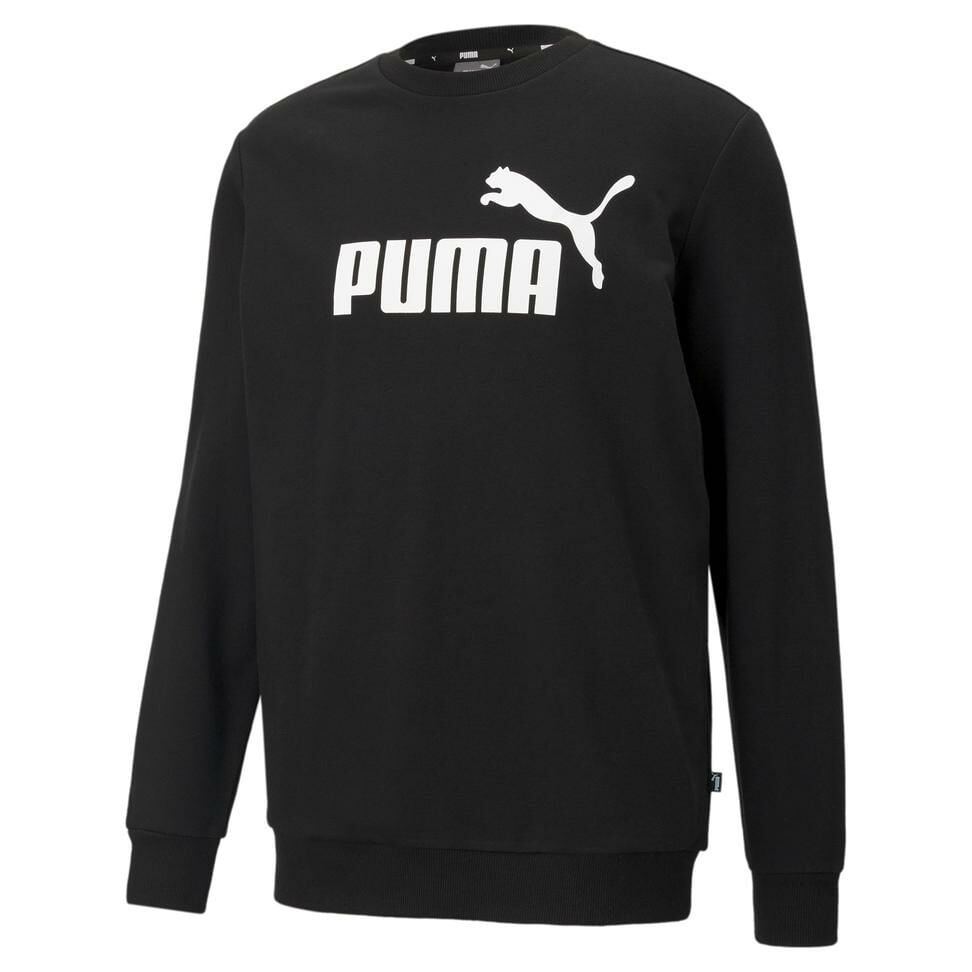 PUMA ESS BİG LOGO ERKEK SİYAH SWEATSHİRT 586680-01