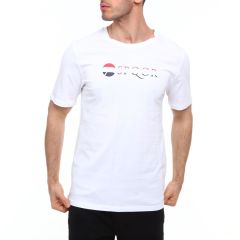 Raru S.P.Q.O.R Erkek %100 Pamuk T-Shirt ARVE BEYAZ RSCT101-001