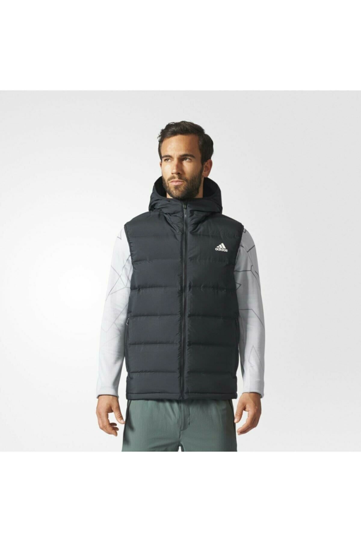 adidas HELİONİC HOODED DOWN YELEK BQ2006