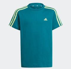 adidas LEGACY TEAL/PULSE LIME çocuk t-shirt HE9304