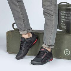 Jump Siyah - Kırmızı Erkek Spor Ayakkabı  24860
