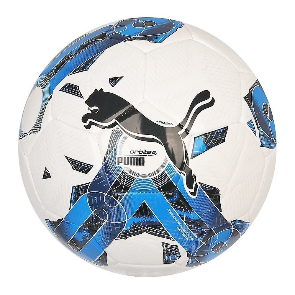 Puma Orbita 6 MS  White-Electrik Blu Unisex  3 Numara Futbol Topu 083787-03