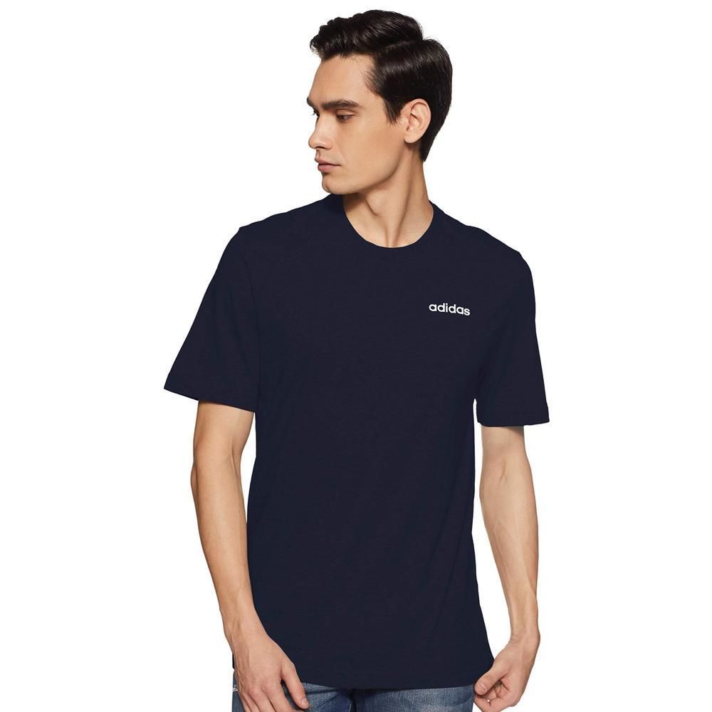 Adidas Essentials Plain T-Shirt Lacivert DU0369