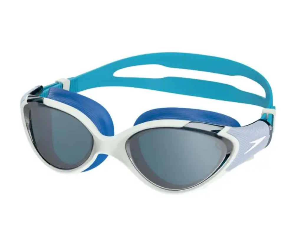 Speedo Biofuse 2.0 Mirror açık bal yeşili/kobalt/gümüş aynalı Kadın Yüzme Gözlüğü  8-003775002