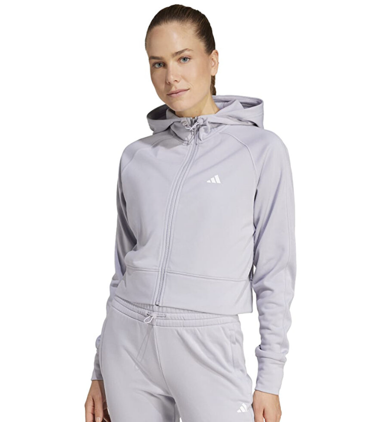 adidas GG Kadın Gri Kapüşonlu Ceket IX5066