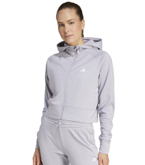 adidas GG Kadın Gri Kapüşonlu Ceket IX5066