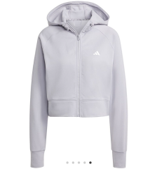 adidas GG Kadın Gri Kapüşonlu Ceket IX5066