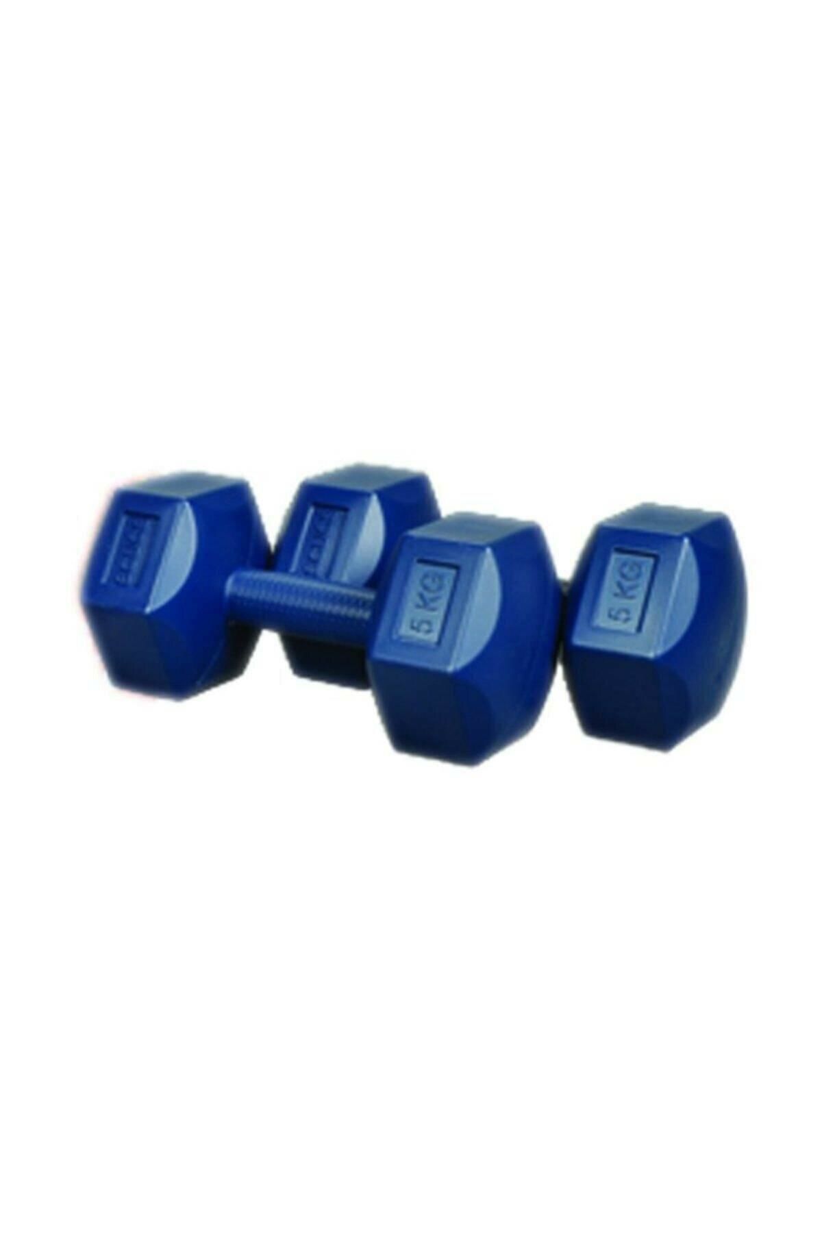 SCUCS Köşeli Plastik Dambıl 5 Kg X 2 SC10180