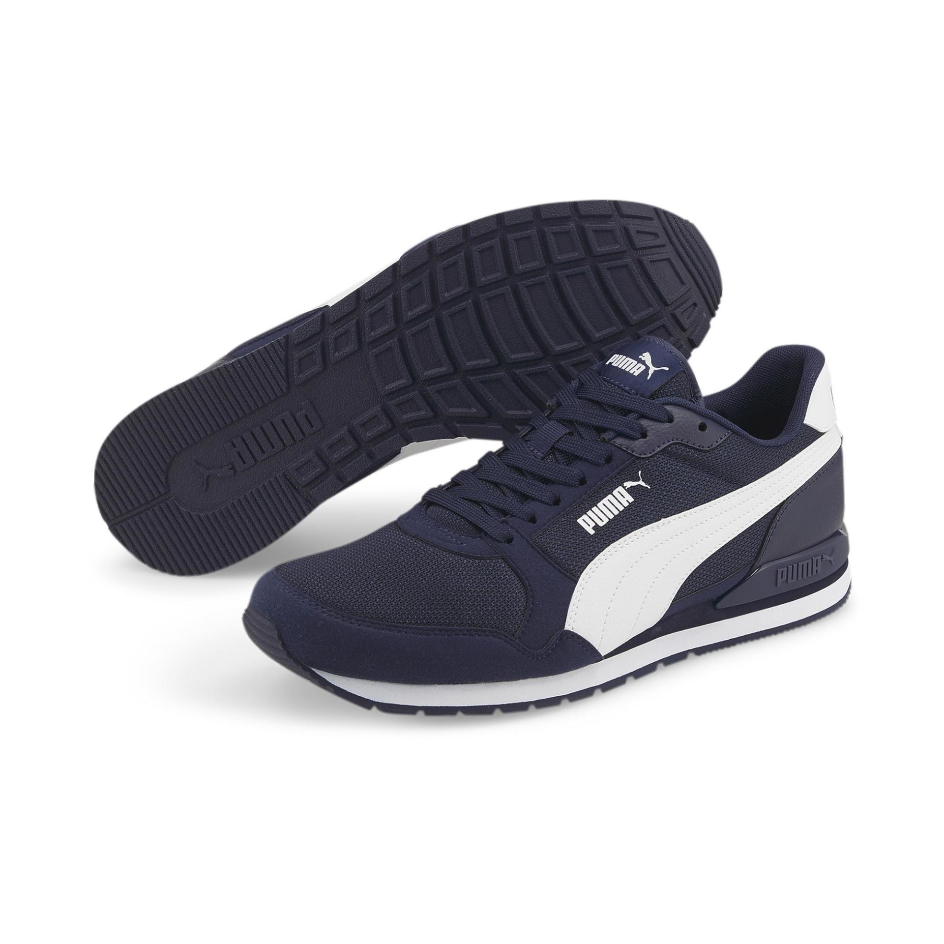 puma ST Runner v3 Mesh Erkek Lacivert spor ayakkabı 384640 02