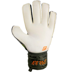 Reusch Attrakt Grip Parmak Desteği Kemikli kaleci eldiveni yeşil 5370010-5556