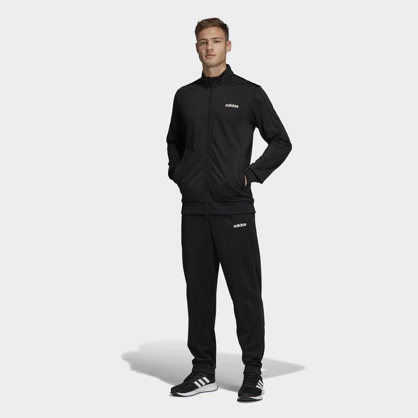 adidas MTS Basics Erkek Siyah Eşofman Takımı - DV2470