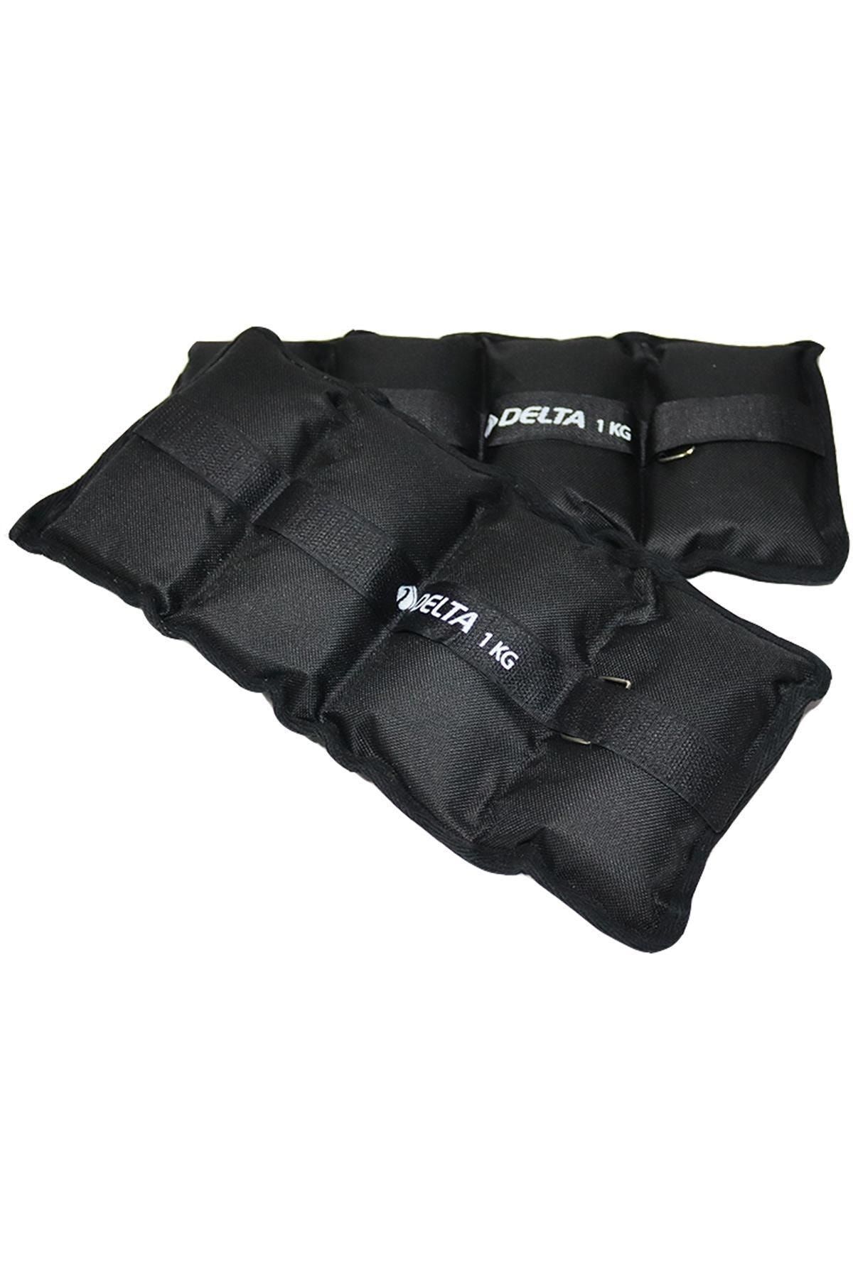 Delta 1 Kg x 2 Adet Toplam 2 Kg El Ayak Bilek Kas Güçlendirici Ağırlık Seti Kum Ağırlık Torbası