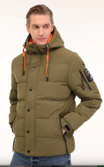 Lumberjack ML 2KSYFA24MJ-22-34 4PR Haki Erkek Kısa Kaban