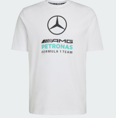 adidas Mercedes AMG Petronas Formula One Team Erkek Beyaz Tişört KE8164