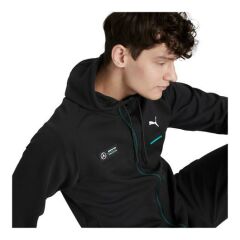 Puma Mercedes F1 Full-Zip Hoodie Erkek Sweatshirt - Siyah 534906-01