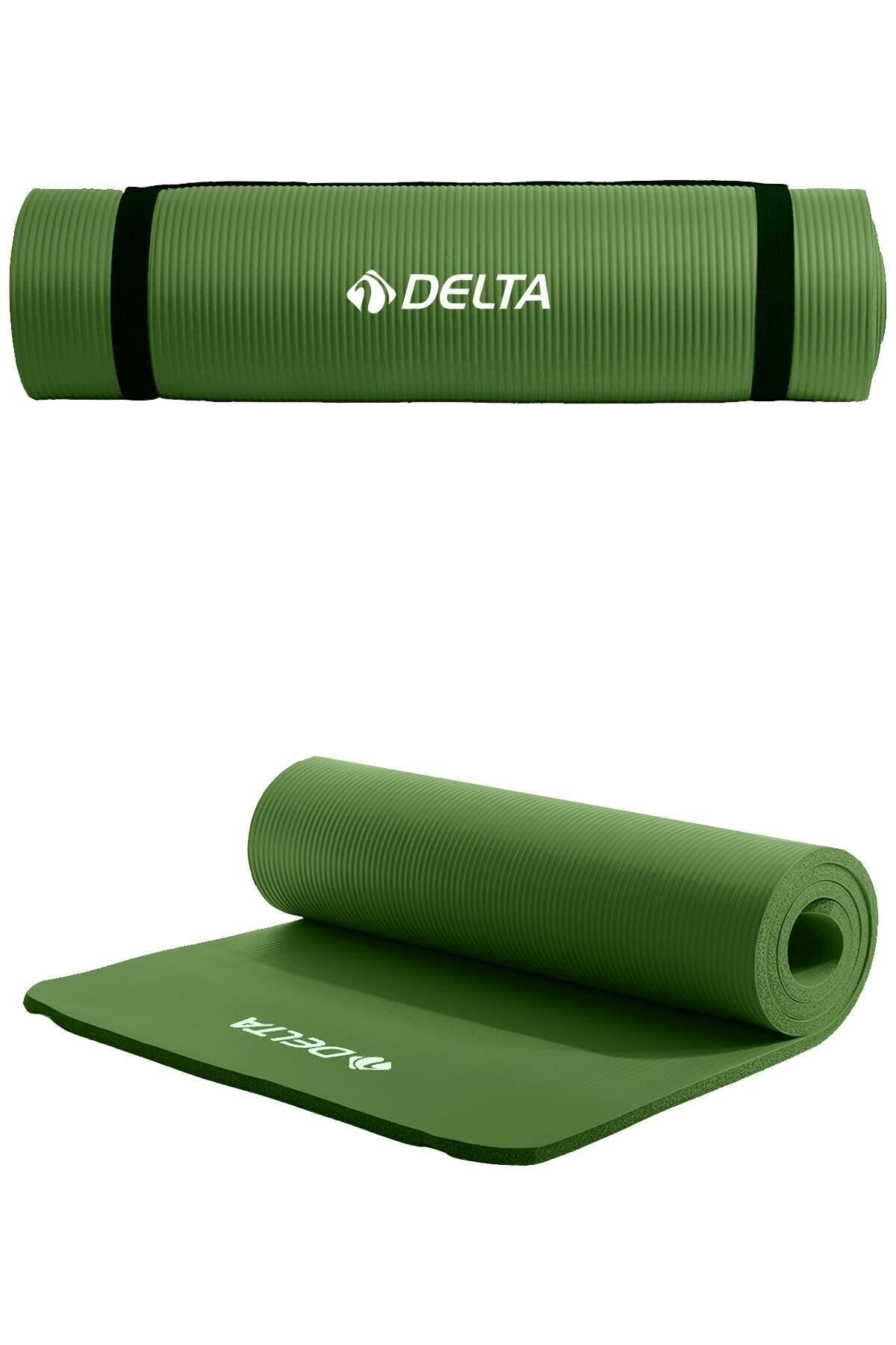 Delta Konfor Zemin 10 mm Taşıma Askılı Pilates Minderi Yoga Matı-YEŞİL