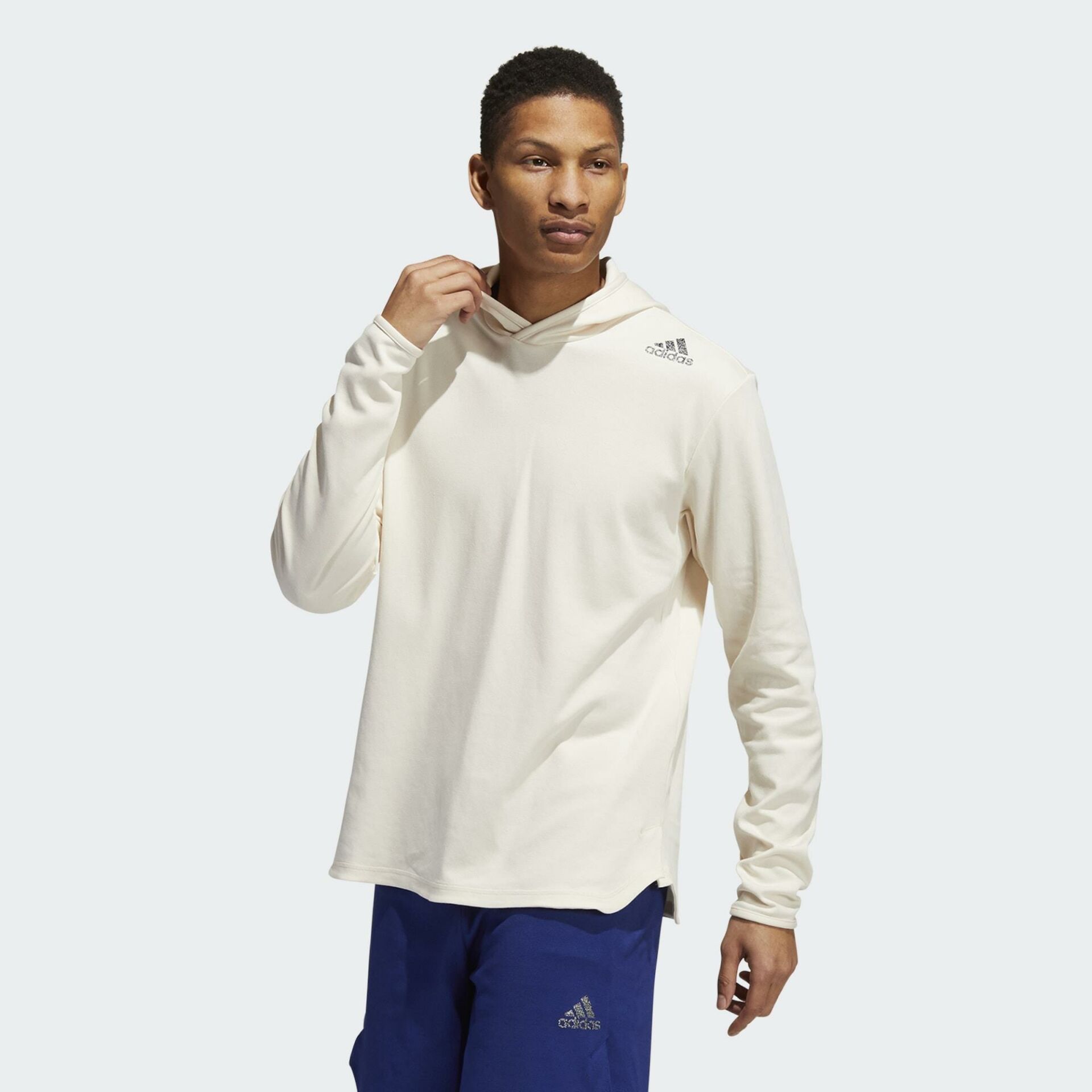adidas Primeblue Always Om Yoga Kapüşonlu Üst - Beyaz GT3892