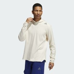 adidas Primeblue Always Om Yoga Kapüşonlu Üst - Beyaz GT3892