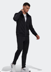 adidas Slim Zıpped  Siyah Erkek Eşofman Takımı HI5401