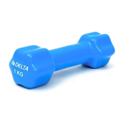 Delta 1 Kg X 1 Adet Deluxe Pvc Kaplama Turkuaz Demir Dambıl