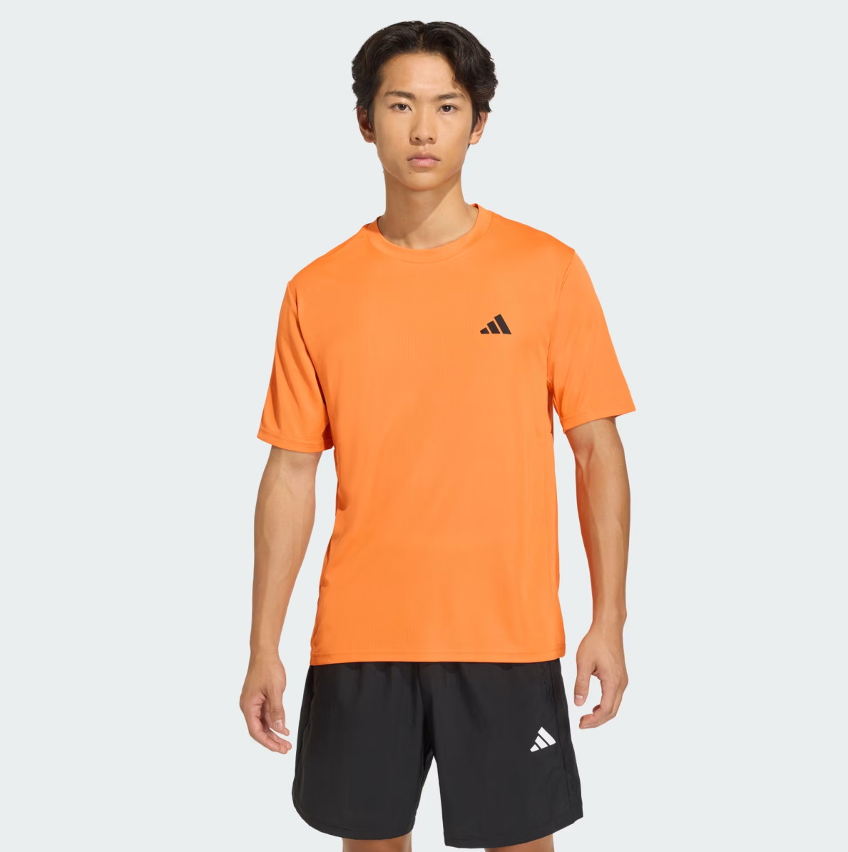 adidas WE BAS T PUOR Turuncu Erkek Kısa Kol T-Shirt