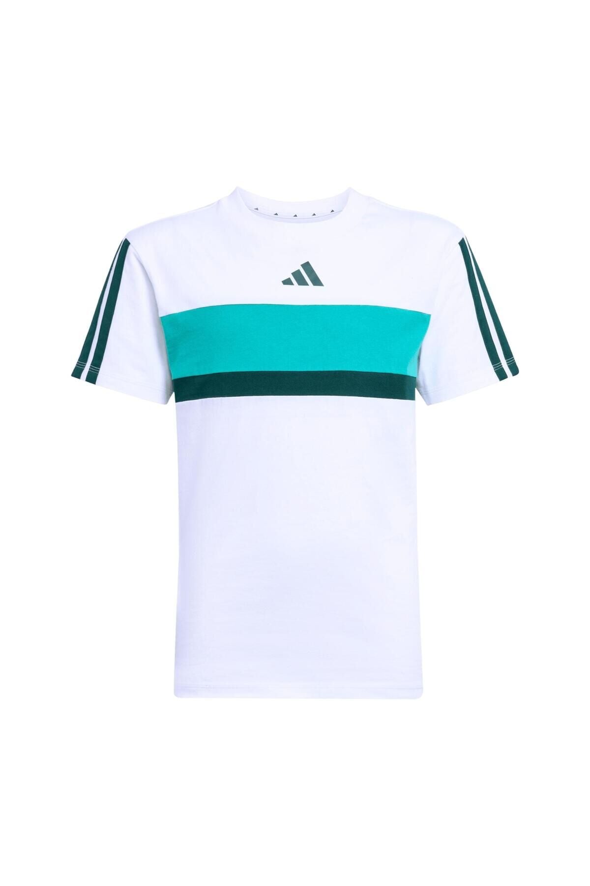 adidas -C J 3S Tıb T &Ccedil;ocuk T-Shirt Beyaz JX0192