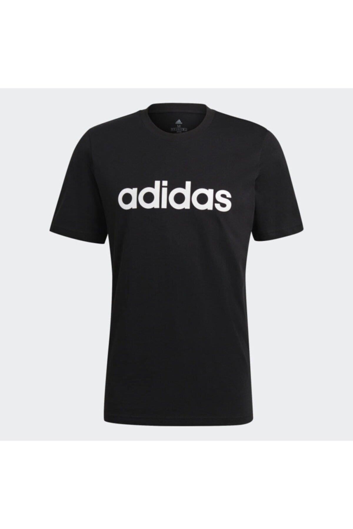 adidas Unisex Siyah Lın Sj T T-shırts Gl0057
