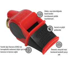 Fox40 Sonik Blast Safety CMG Düdük Siyah+ Düdük İpi 9203-0008