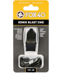 Fox40 Sonik Blast Safety CMG Düdük Siyah+ Düdük İpi 9203-0008