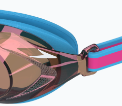 Speedo Junior Vanquisher 3.0 Picton Mavi/Vermillion/Altın Aynalı Çocuk Yüzücü Gözlüğü 8-00475116553